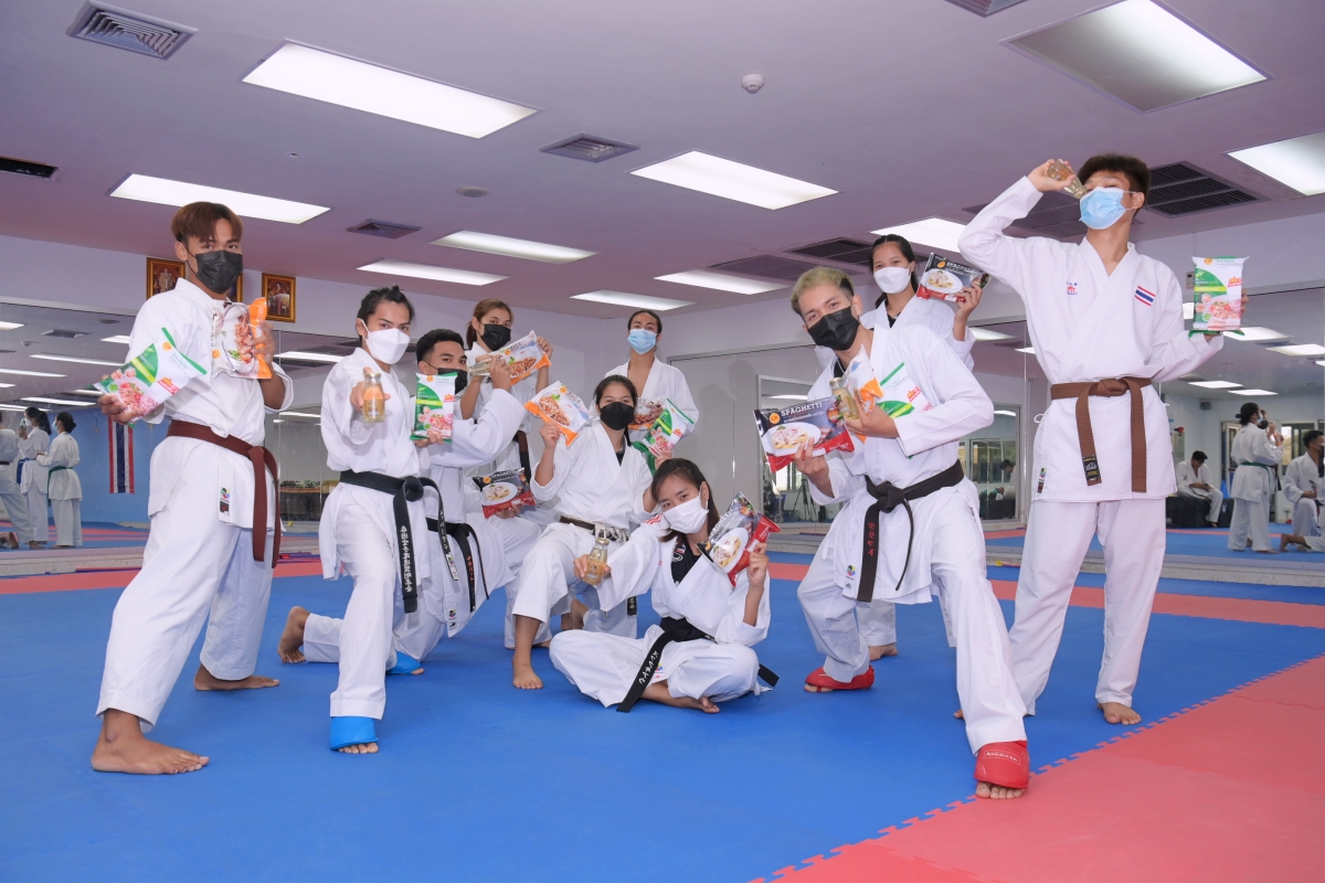 CPF ส่งอาหารจากใจ เสริมทัพนักกีฬาคาราเต้ไทย ชิงแชมป์ปี 2021 CPF ส่งอาหารจากใจ เสริมทัพนักกีฬาคาราเต้ไทย ชิงแชมป์ปี 2021