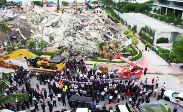 แมวน้อยรอดชีวิตหนึ่งเดียวจากคอนโดถล่มในฟลอริดา