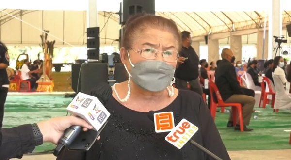 บรรยากาศพิธีพระราชทานน้ำหลวงอาบศพ ไวพจน์ เพชรสุพรรณ