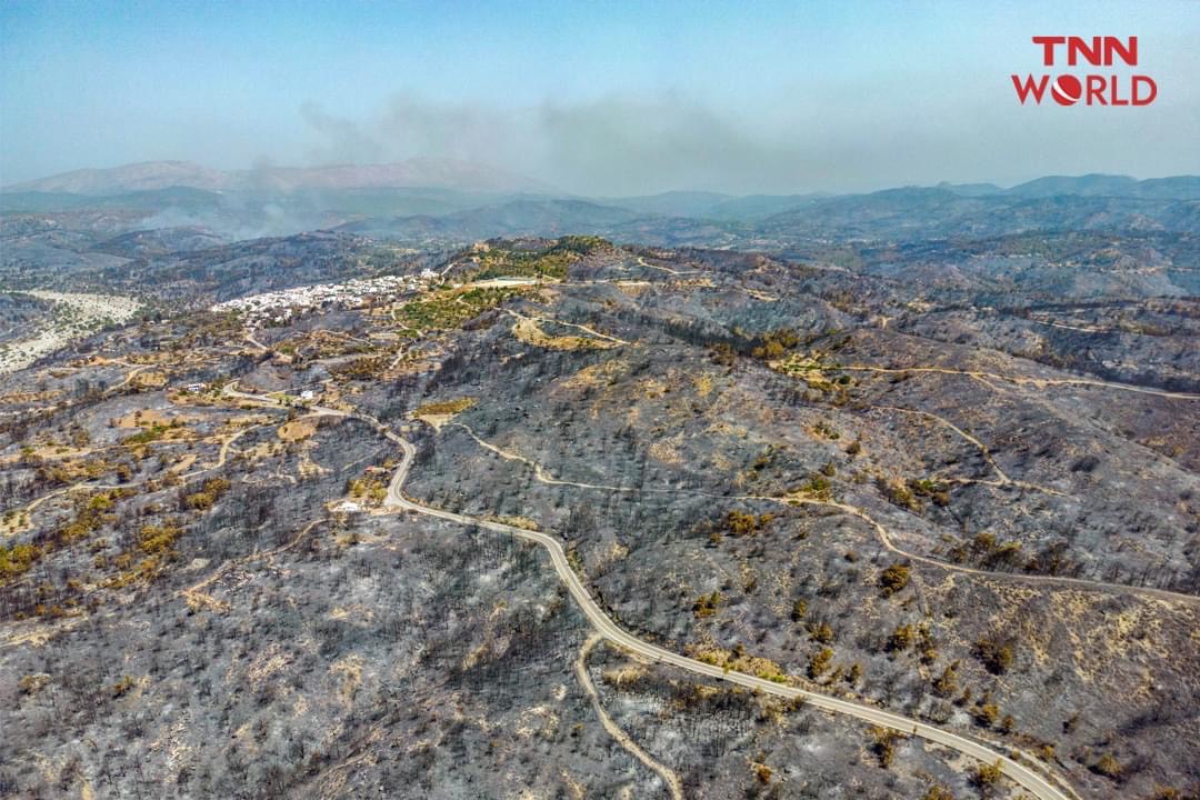 ประมวลภาพความเสียหาย จากไฟป่าทั่วกรีซ ประมวลภาพความเสียหาย จากไฟป่าทั่วกรีซ