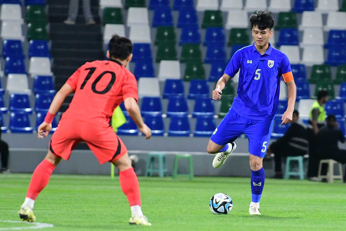 ช้างศึก U23 พ่าย เกาหลีใต้ ในศึก WAFF U23 Championship - Saudi 2024 นัดแรก ช้างศึก U23 พ่าย เกาหลีใต้ ในศึก WAFF U23 Championship - Saudi 2024 นัดแรก
