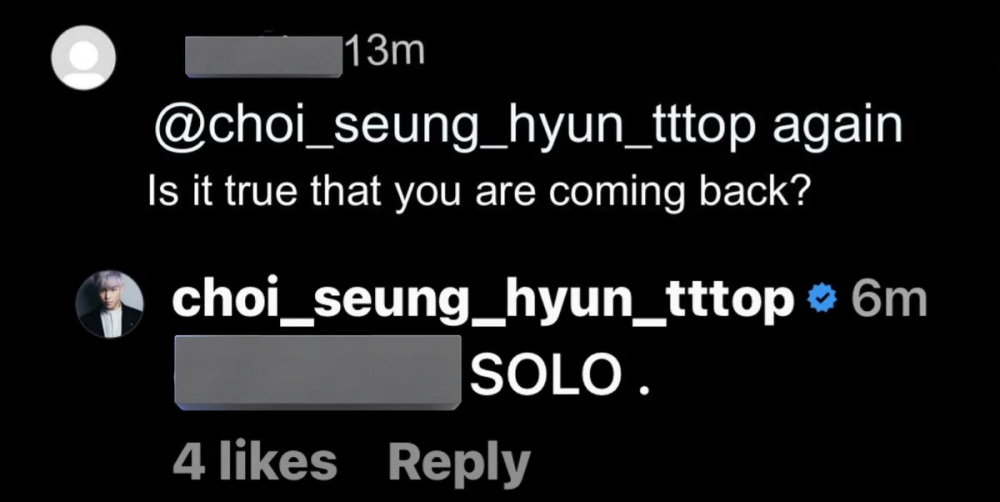 มองสาเหตุ!! 'T.O.P' บล็อก 'G-Dragon' ลีดเดอร์วง BIGBANG บน IG มองสาเหตุ!! 'T.O.P' บล็อก 'G-Dragon' ลีดเดอร์วง BIGBANG บน IG