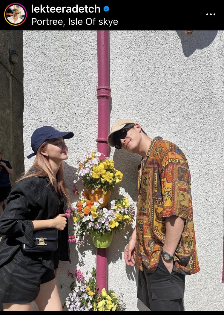 สกอตแลนด์เป็นสีชมพูเมื่อคู่รัก “อาเล็ก-โบว์ เมลดา” โพสต์ภาพเที่ยวทริปสุดหวาน สกอตแลนด์เป็นสีชมพูเมื่อคู่รัก “อาเล็ก-โบว์ เมลดา” โพสต์ภาพเที่ยวทริปสุดหวาน