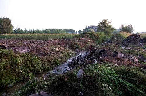 เครื่องบินขนส่งยูเครนตกในกรีซ เสียงระเบิดดังสนั่นไฟลุกท่วม!