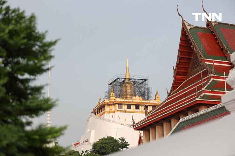 คืบหน้าใกล้แล้วเสร็จ บูรณปฏิสังขรณ์ องค์พระเจดีย์ภูเขาทอง คืบหน้าใกล้แล้วเสร็จ บูรณปฏิสังขรณ์ องค์พระเจดีย์ภูเขาทอง