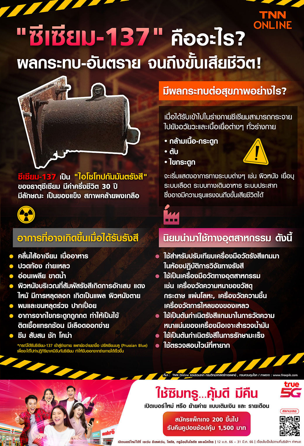 รอลุ้น! ผลตรวจ ซีเซียม-137 ในปัสสาวะ 2 สัปดาห์ เช็ก 3 กลุ่มอาการเฝ้าระวัง