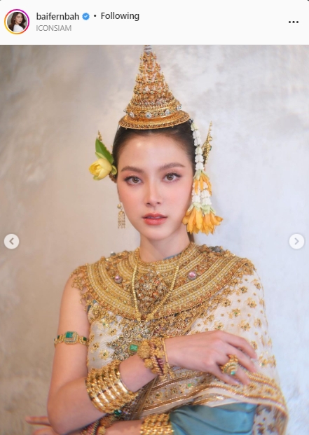 สวยสะกดทุกสายตา! เหล่าคนดังแปลงโฉมเป็น นางกิริณีเทวี