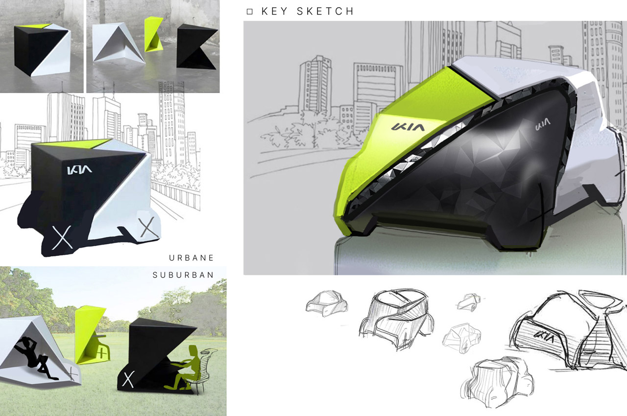 KIA Pod ยานพาหนะแห่งอนาคต เดินทางอัตโนมัติ ทำงานไปด้วยได้แบบไร้รอยต่อ