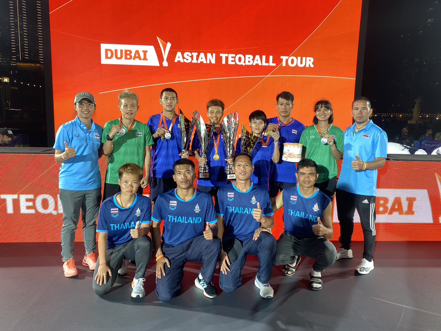'เทคบอลไทย' สุดยอด! คว้า 2 แชมป์ กับอีก 2 รองแชมป์ศึกดูไบ เอเชียน ทัวร์ 2023 'เทคบอลไทย' สุดยอด! คว้า 2 แชมป์ กับอีก 2 รองแชมป์ศึกดูไบ เอเชียน ทัวร์ 2023