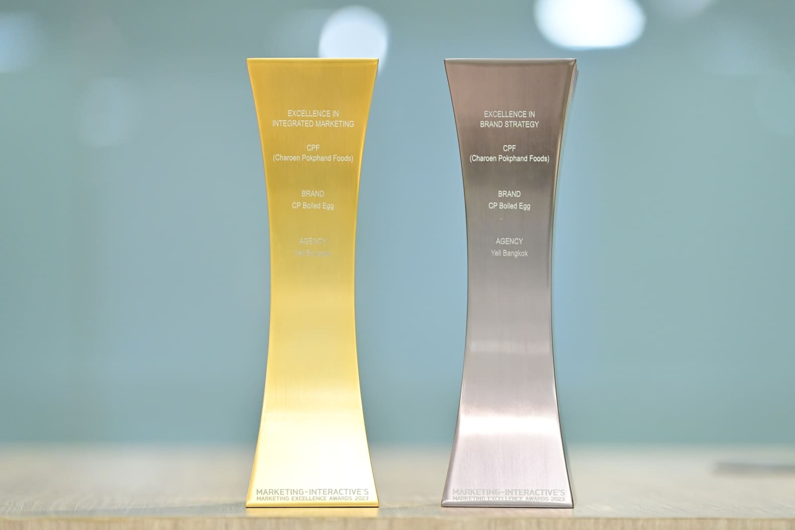 'ไข่ต้ม ซีพี' คว้า 2 รางวัลระดับเอเชีย Marketing Excellence Awards 2023 แคมเปญการตลาดแห่งปี 'ไข่ต้ม ซีพี' คว้า 2 รางวัลระดับเอเชีย Marketing Excellence Awards 2023 แคมเปญการตลาดแห่งปี