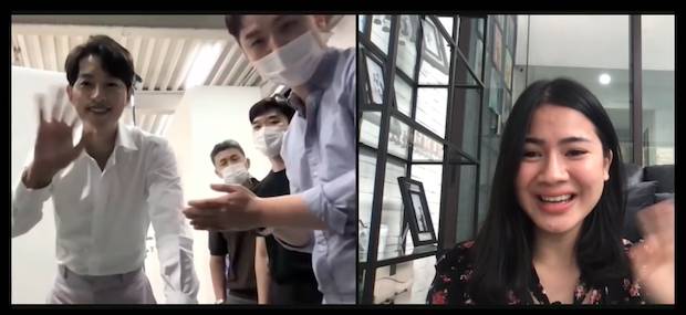 ใจดีสุดๆ!! สาวอินโดท้องแก่สุดปลื้ม ได้กำลังใจจาก ‘ซงจุงกิ’