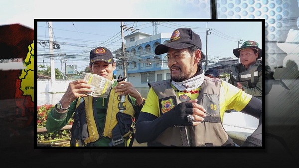 “ไทด์ - บิณฑ์” ช่วยน้ำท่วมอุบลฯ – “อ้น สราวุฒิ” ลงพื้นที่อ่างทอง   (มีคลิป)