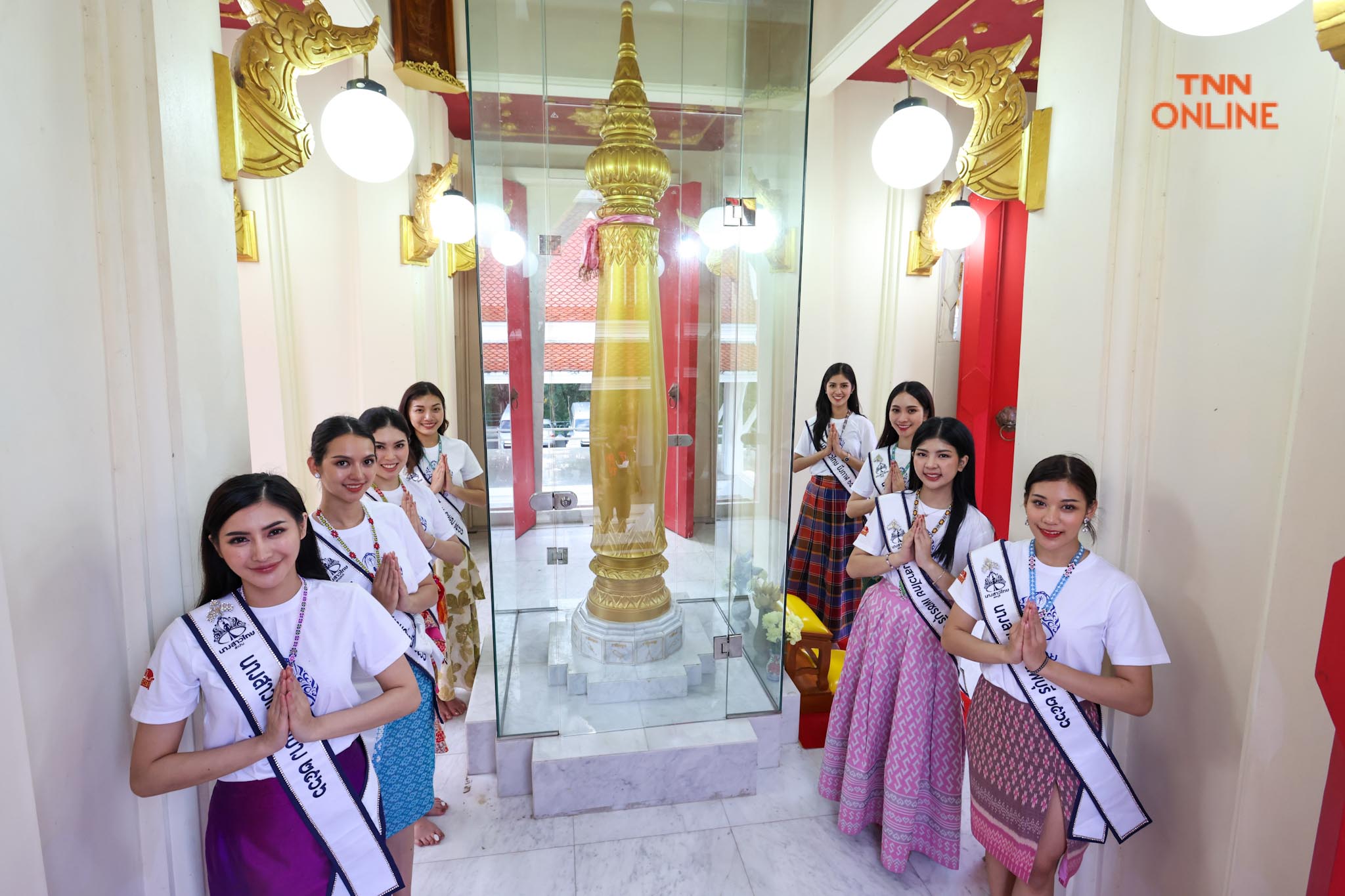 น่ารักสมวัยนางสาวไทย 2566 สักการะศาลหลักเมืองพัทลุงเสริมสิริมงคลกิจกรรมเก็บตัววันแรก