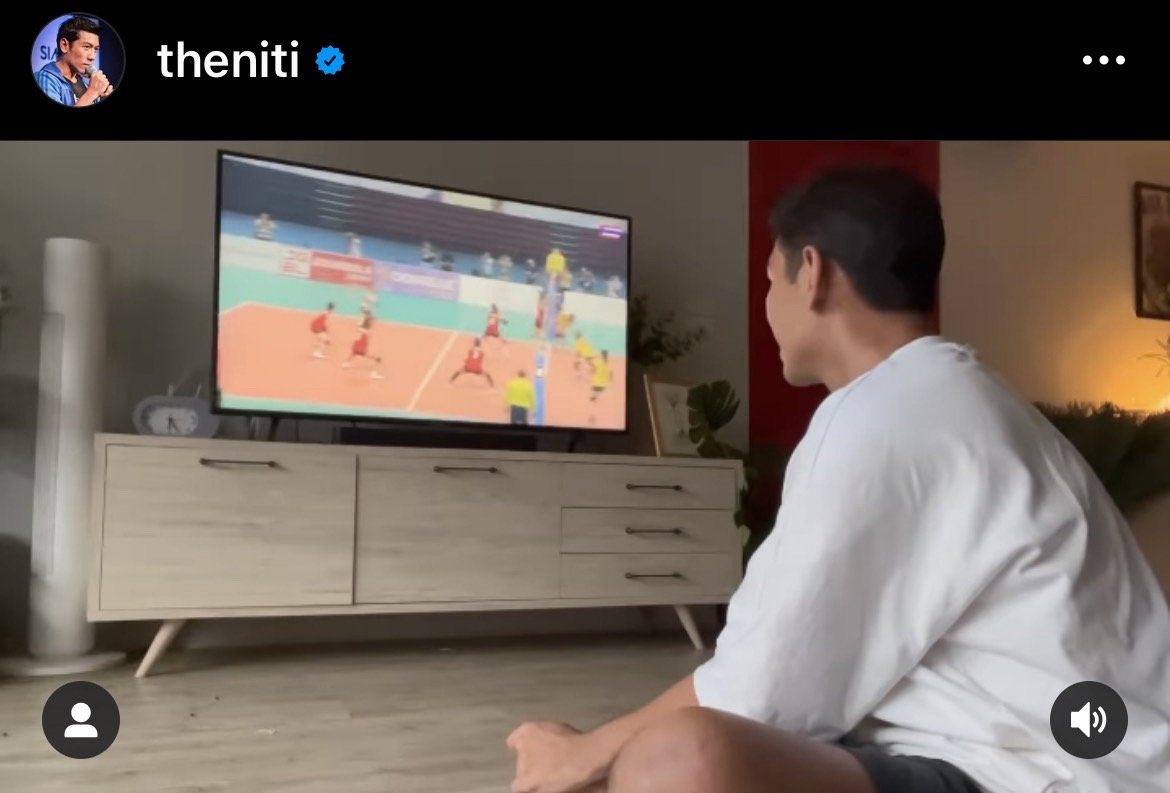 ป๋อมแป๋ม เกาะขอบจอเชียร์วอลเลย์บอล หลังคว้าเหรียญทอง ซีเกมส์สมัยที่ 15