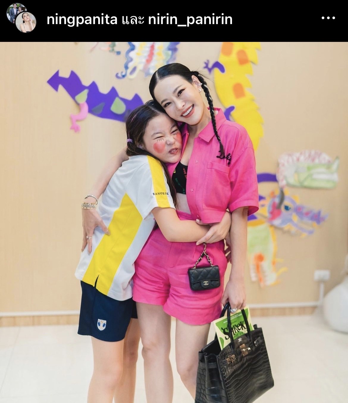 หนิง – จิน ร่วมเฟรมอีกครั้งให้กำลังใจลูกสาว 