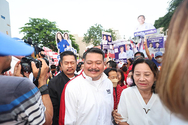 เลือกตั้ง 2566 ประมวลภาพแกนนำพรรคการเมืองนำทีมสมัครส.ส.เขตกทม.