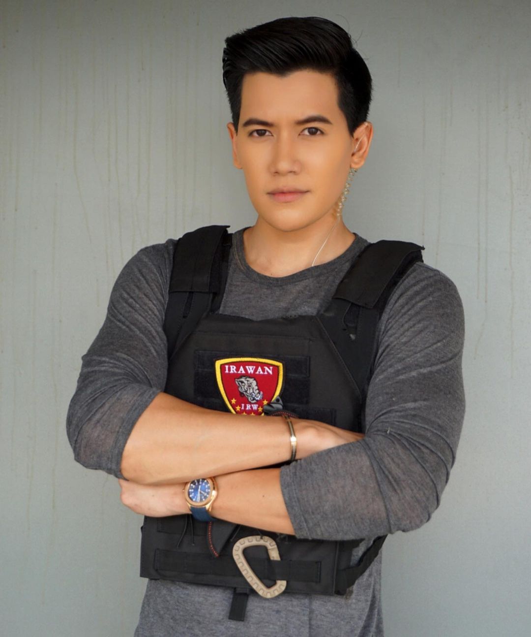ช็อก! ก้อง วุฒิเมศร์  ดาราหนุ่ม รถคว่ำตีลังการ่องระบายน้ำ