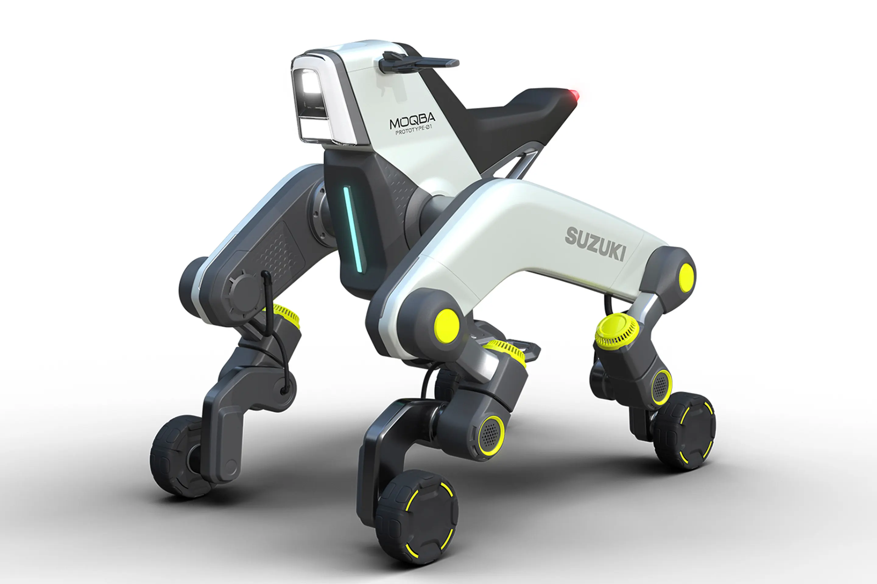 ซูซูกิ เปิดตัวมอเตอร์ไซค์ทรงแปลก มี 4 ล้อ ปีนบันไดได้ด้วย ซูซูกิ เปิดตัวมอเตอร์ไซค์ทรงแปลก มี 4 ล้อ ปีนบันไดได้ด้วย