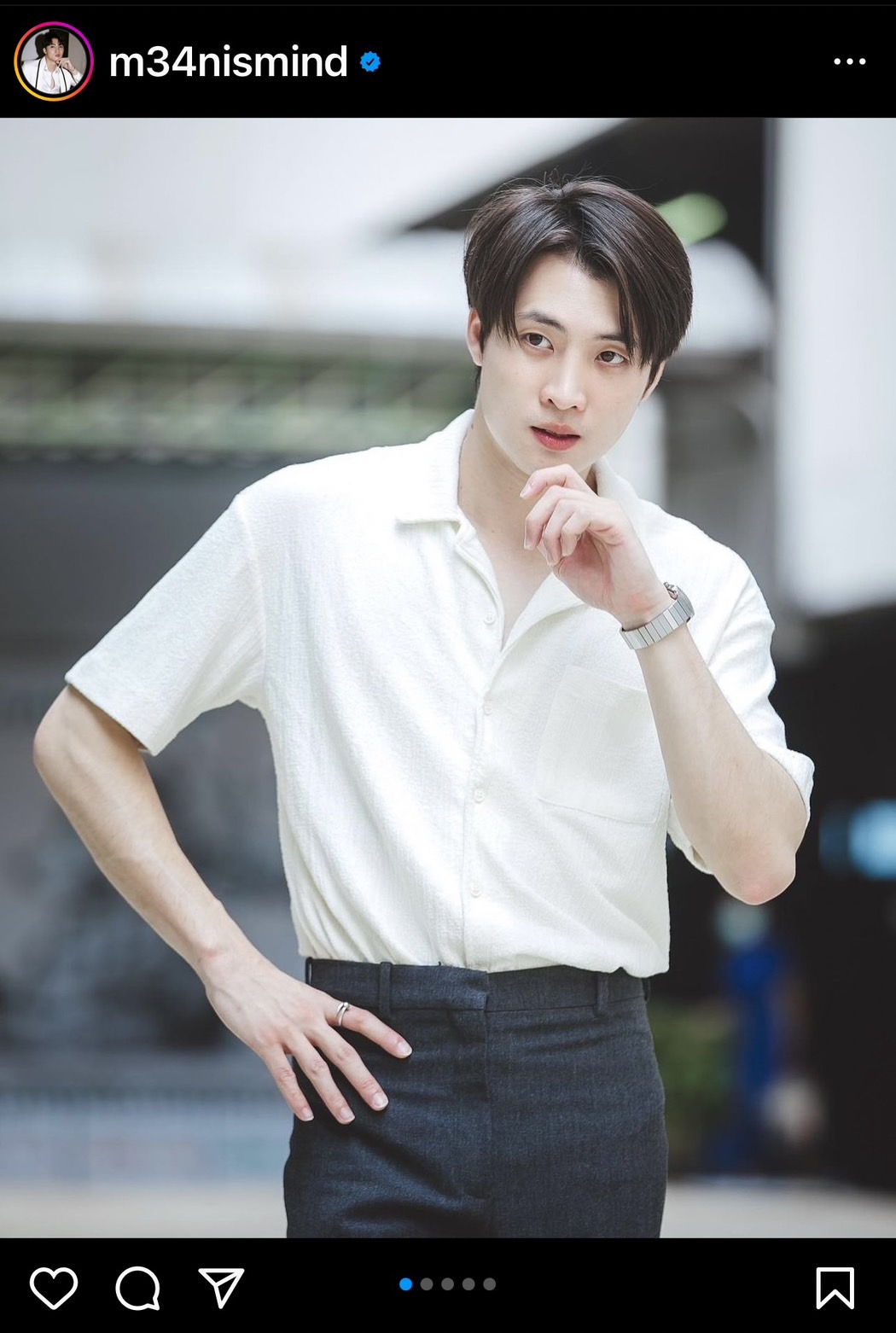 มีน พีรวิชญ์ ควงแฟนสาว  ดรีม อภิชญา  เข้ารดน้ำพ่อเเม่วันสงกรานต์