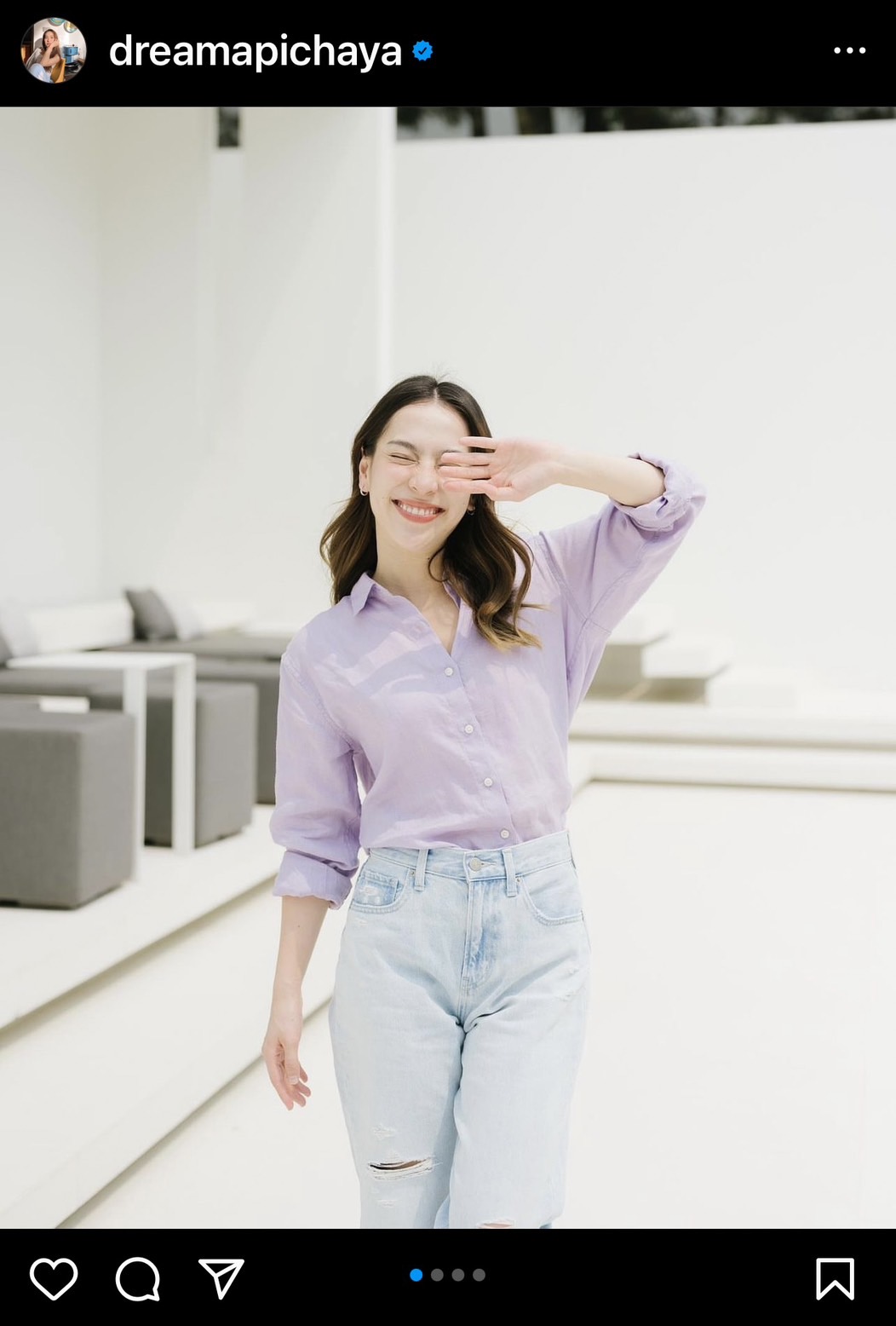 มีน พีรวิชญ์ ควงแฟนสาว  ดรีม อภิชญา  เข้ารดน้ำพ่อเเม่วันสงกรานต์