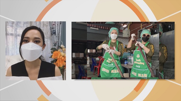 ทับทิม อัญรินทร์ จูงมือคุณแม่ ทําอาหารส่งให้ทีมแพทย์ (มีคลิป)