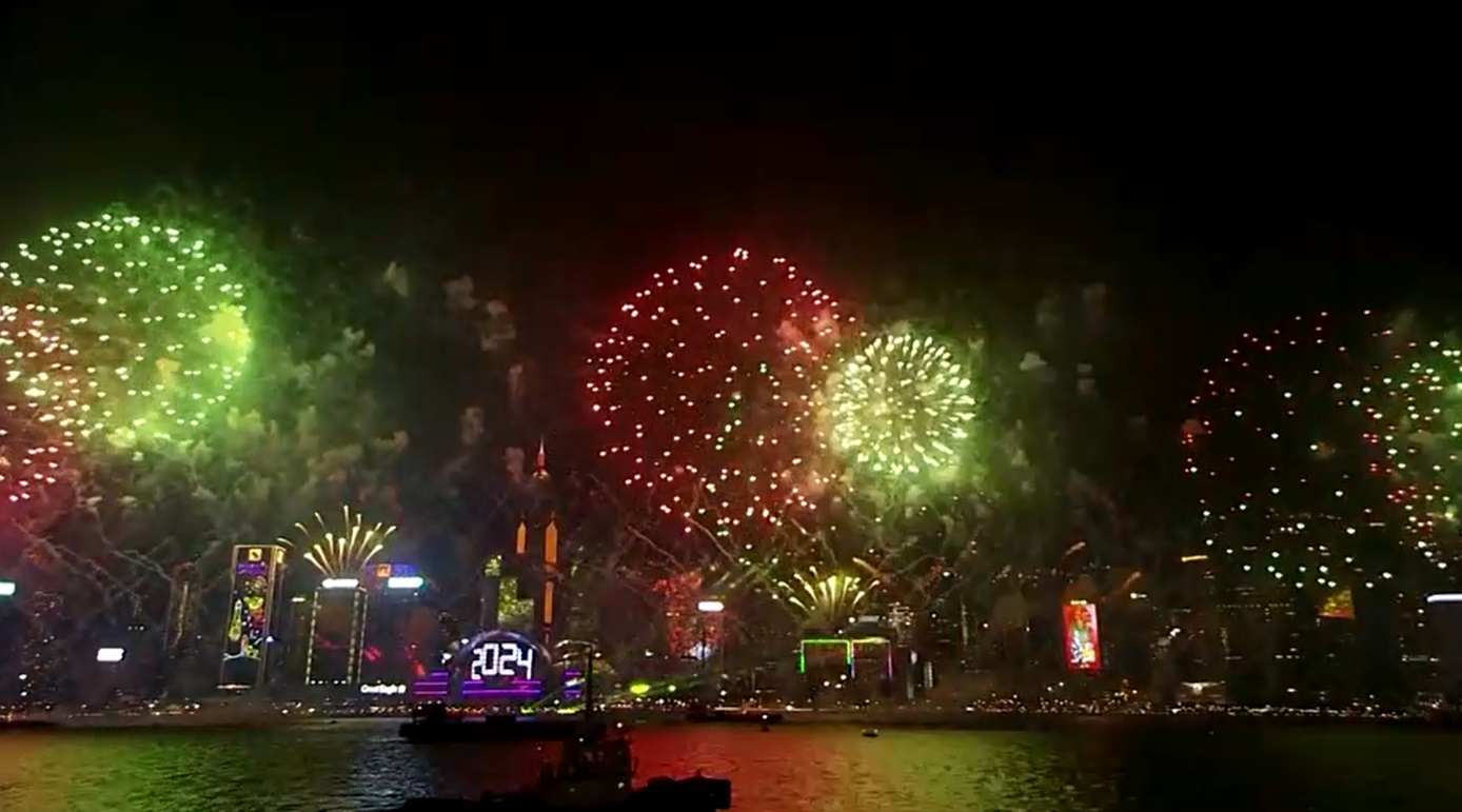 เปิดภาพ ไต้หวัน - ฮ่องกง จัดเคาท์ดาวน์ปีใหม่ยิ่งใหญ่