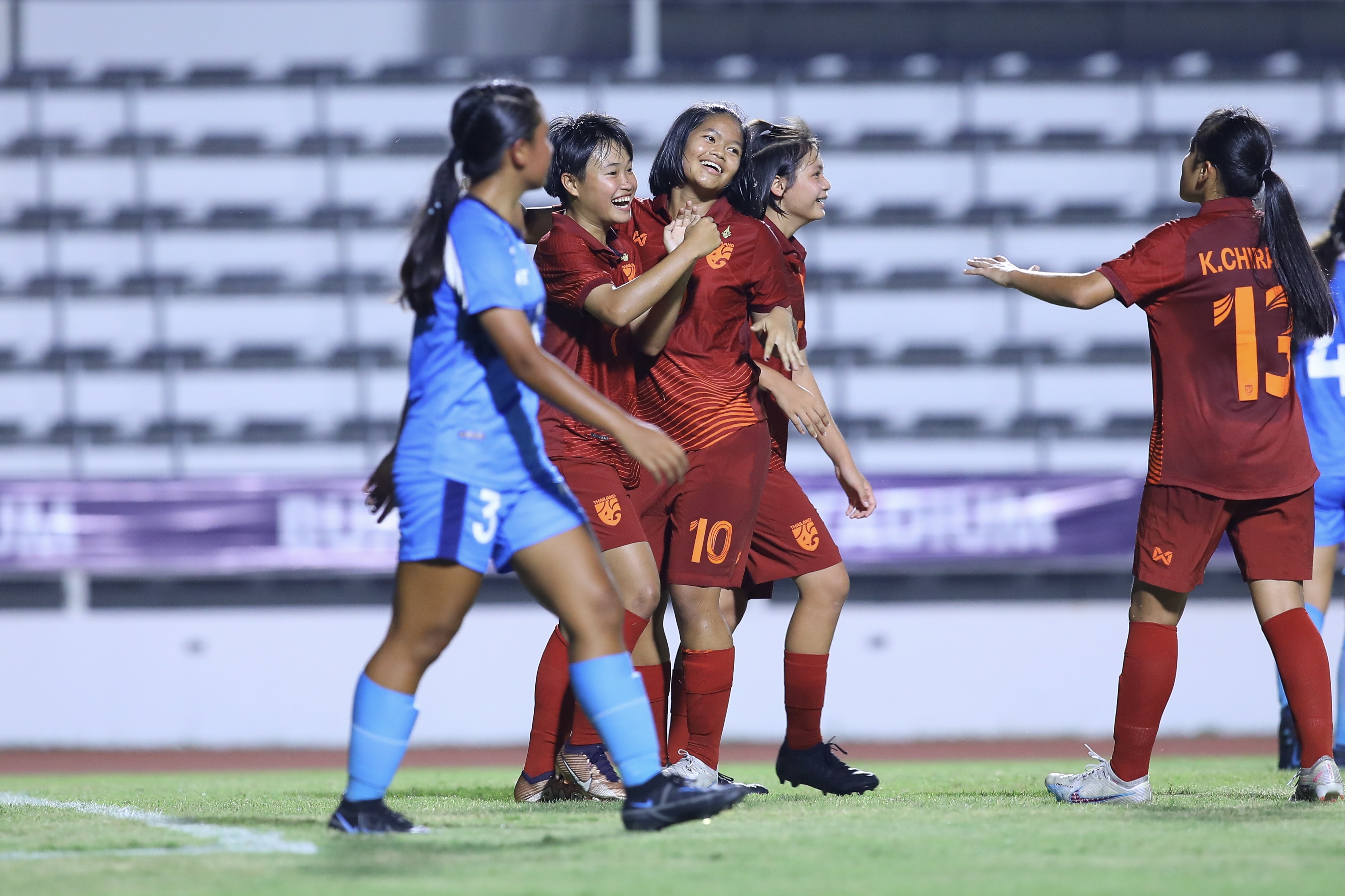ผลฟุตบอลหญิง U17 ปี ชิงแชมป์เอเชีย 2024 รอบคัดเลือก แบ่งกลุ่ม นัดแรก ไทย พบ นอร์ทเธิร์น มาเรียนา