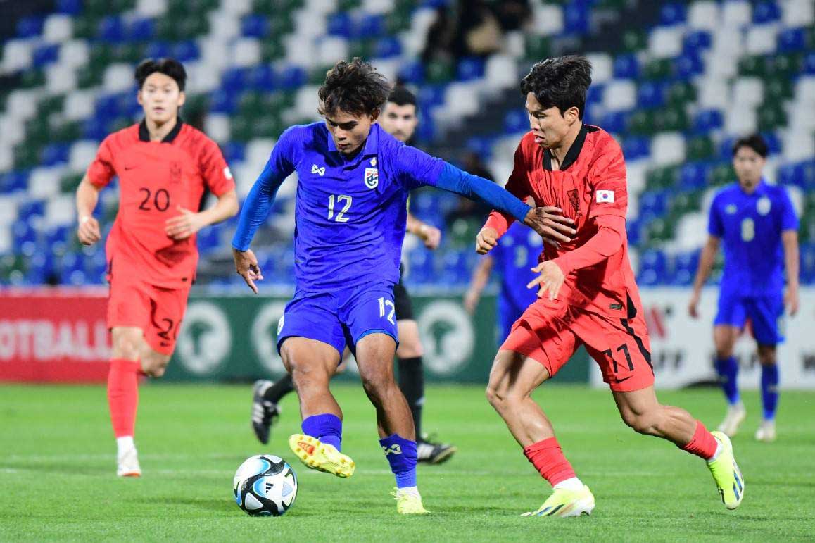 ช้างศึก U23 พ่าย เกาหลีใต้ ในศึก WAFF U23 Championship - Saudi 2024 นัดแรก ช้างศึก U23 พ่าย เกาหลีใต้ ในศึก WAFF U23 Championship - Saudi 2024 นัดแรก