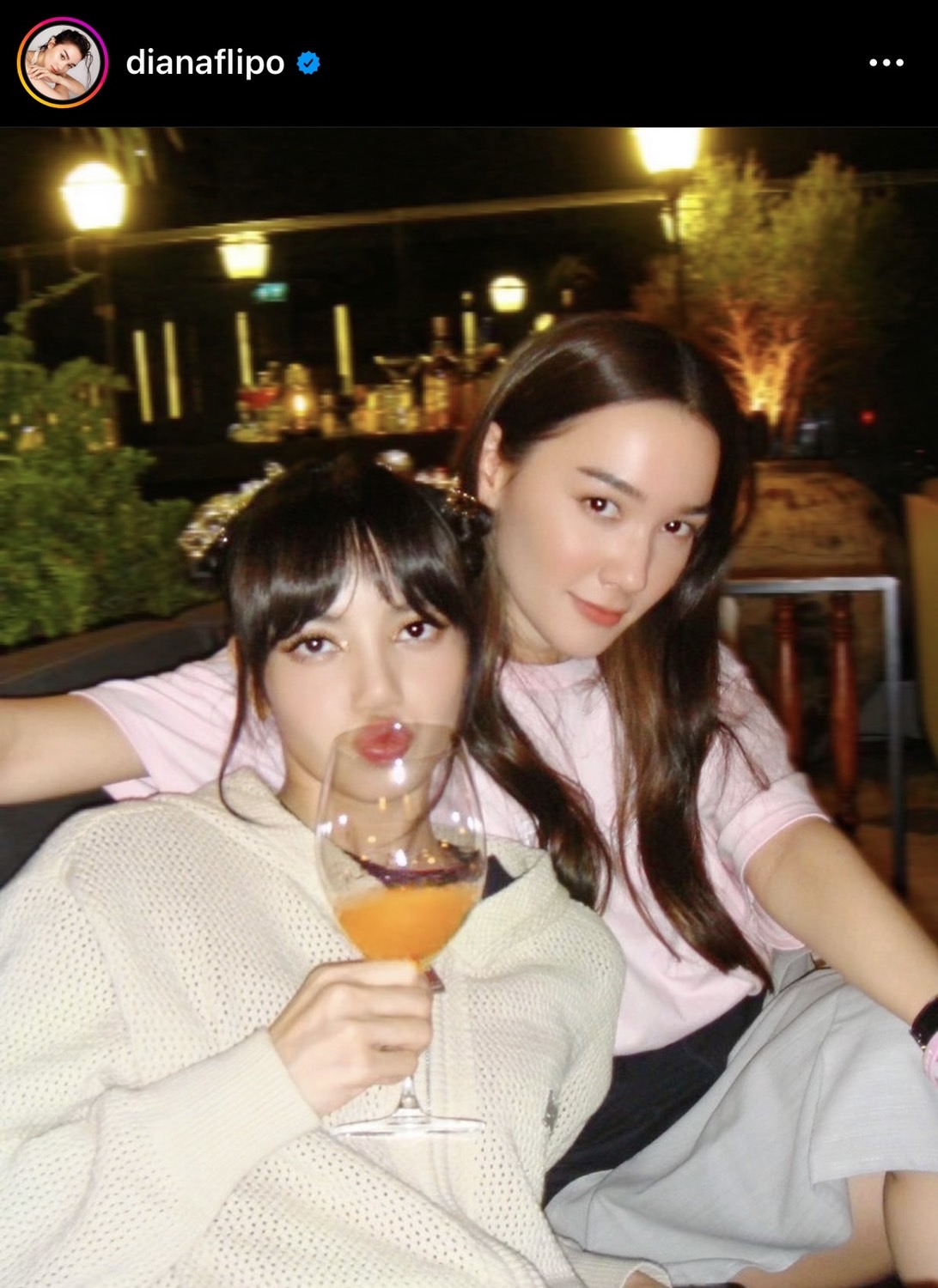 ประเดิมกล้องใหม่ เดียร์น่า ฟลีโป ลงภาพสุดคิวต์กับ ลิซ่า