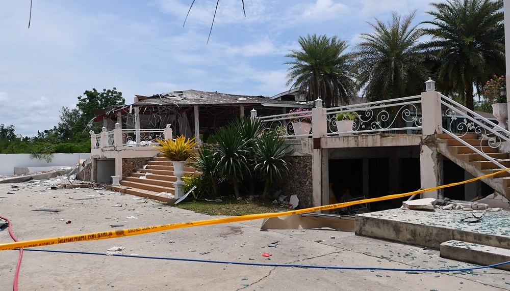 ระทึก! แก๊สระเบิดในโรงแรมที่ราชบุรี อาคารพังยับ บาดเจ็บ 4 ราย