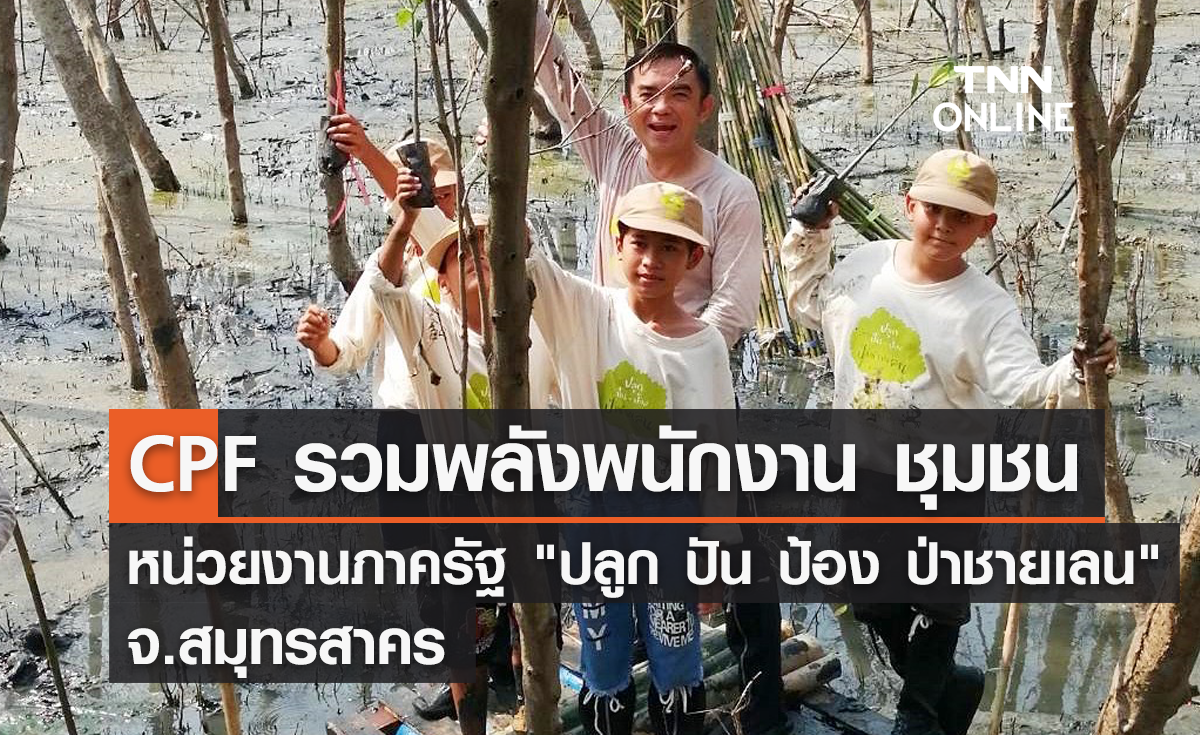 CPF ร่วมปกป้องความหลากหลายทางชีวภาพ รวมพลังพนักงาน ชุมชน หน่วยงานภาครัฐ  "ปลูก ปัน ป้อง ป่าชายเลน" จ.สมุทรสาคร