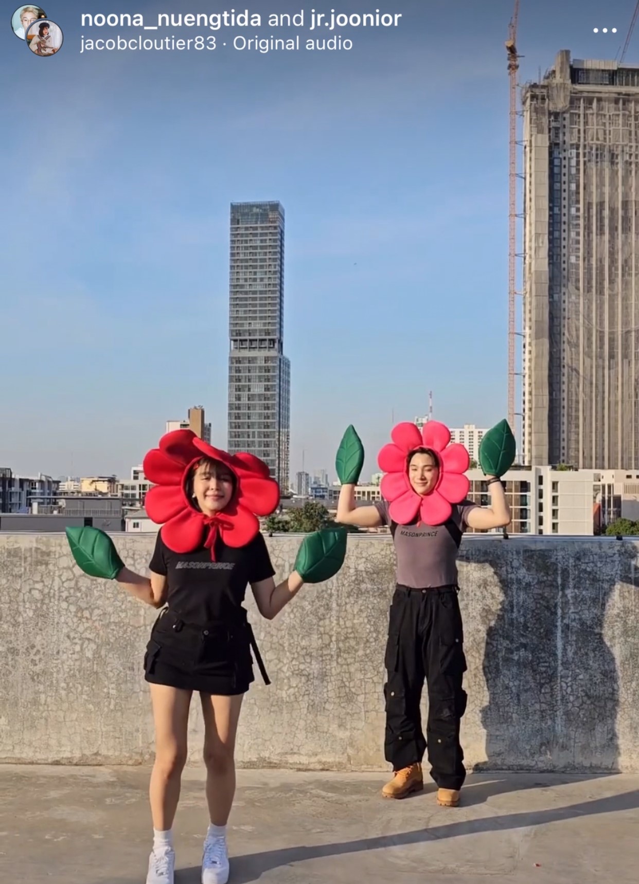 หนูนา-จูเนียร์  สาดโมเมนต์น่ารักทะลุจอ ต้อนรับวาเลนไทน์ 