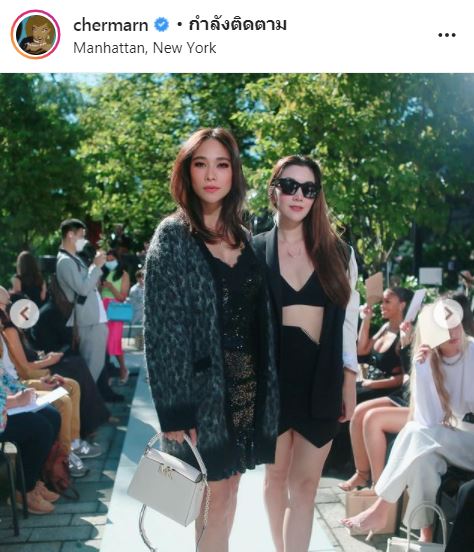 สุดปัง!! พลอย-วุ้นเส้น นั่งฟรอนต์โรว์ ร่วมงาน New York Fashion Week 2022 