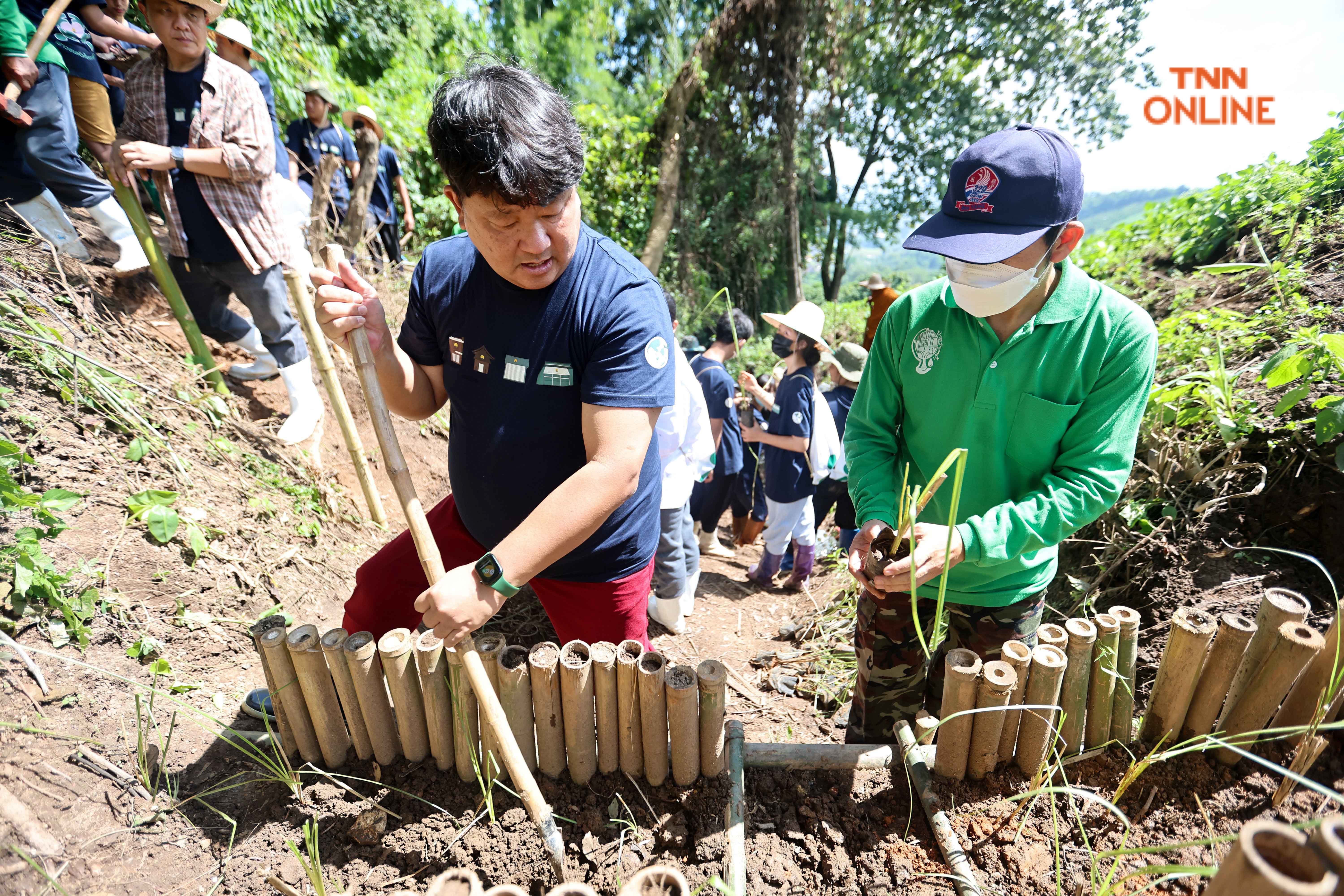 “ดอยคำ” นำเยาวชน ร่วมทำฝายชะลอน้ำช่วยชุมชน “ดอยคำ” นำเยาวชน ร่วมทำฝายชะลอน้ำช่วยชุมชน