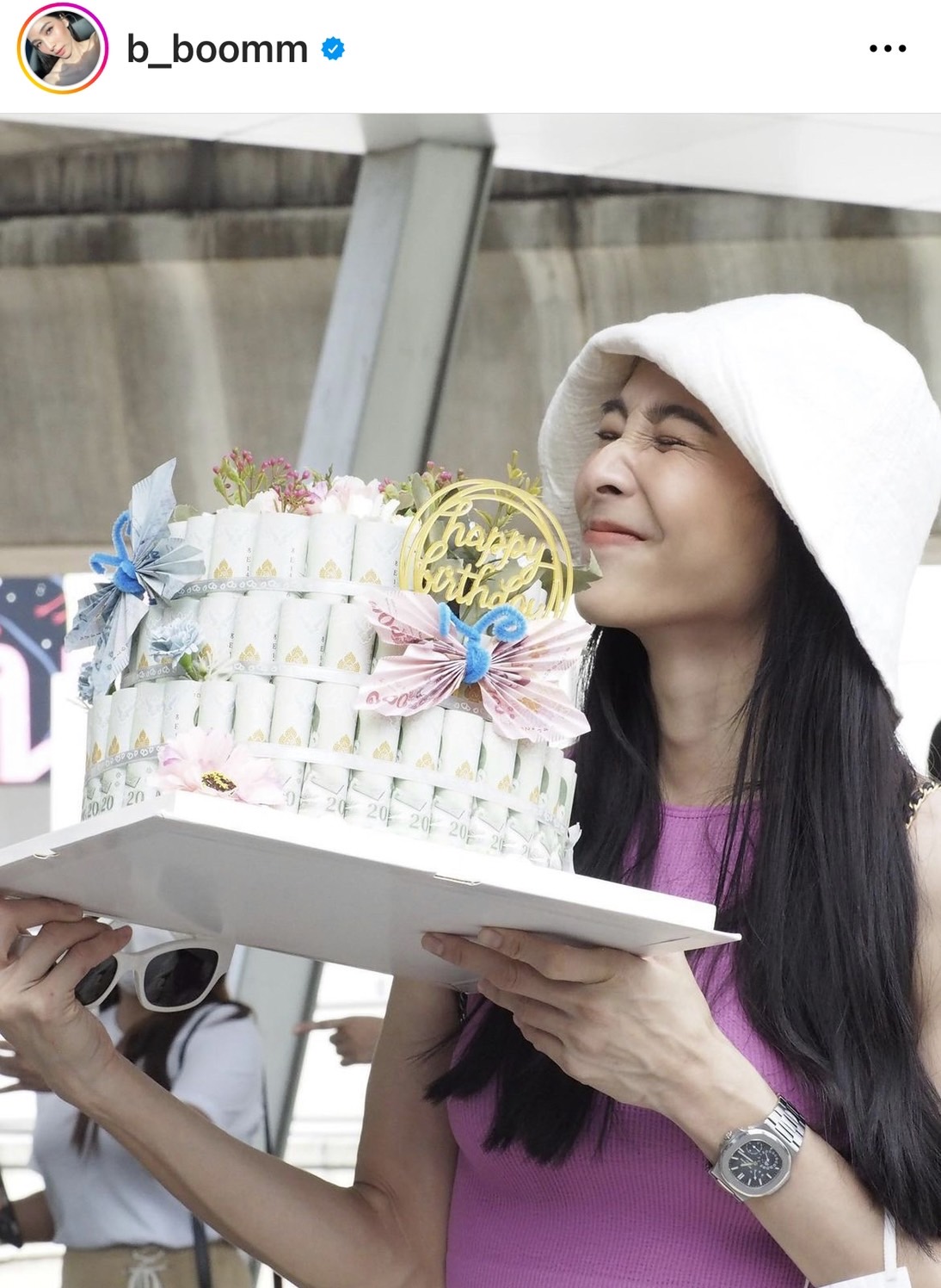 บูม สุภาพร ปลื้มแฟน ๆ ร่วมกันทำโปรเจกต์ฉลองวันเกิด 