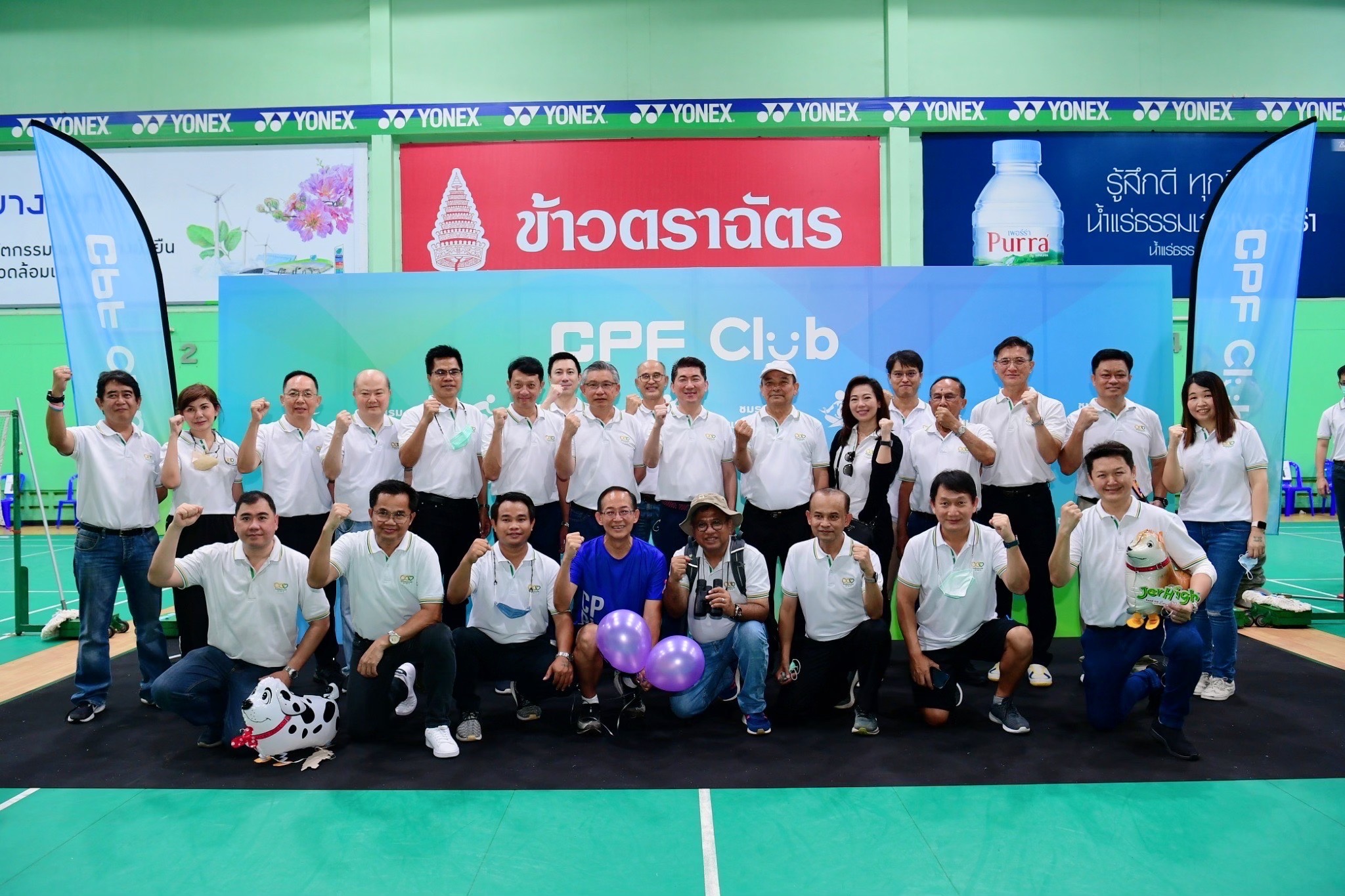 CPF เปิดตัว ชมรมพนักงาน ประเดิมศึกลูกขนไก่คู่หยุดโลก เมย์ รัชนก - CEO ประสิทธิ์