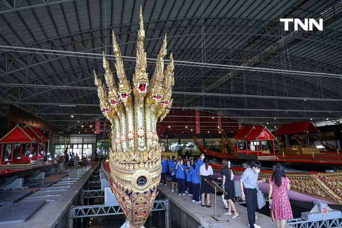 ทัพเรือ เปิดให้ ปชช. เข้าชมเรือพระราชพิธี เตรียมพร้อมขบวนพยุหยาตราทางชลมารค ทัพเรือ เปิดให้ ปชช. เข้าชมเรือพระราชพิธี เตรียมพร้อมขบวนพยุหยาตราทางชลมารค