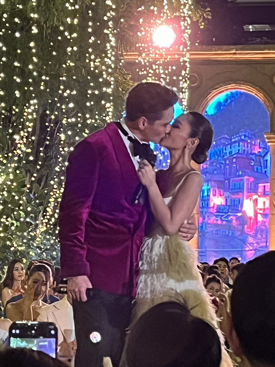 ภาพบรรยากาศงานช่วงเย็น อนันดา-ณิชชา พิธีฉลองมงคลสมรสแสนหวาน 