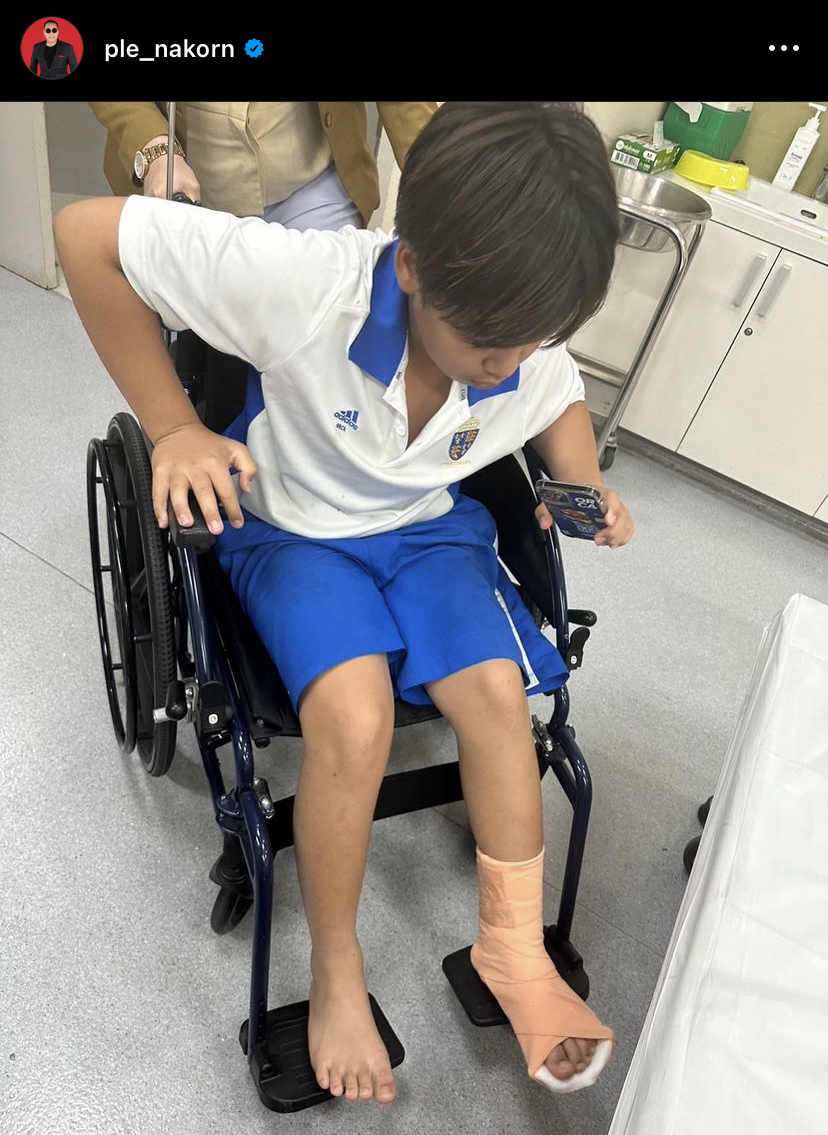 เปิ้ล นาคร ห่วงลูกชาย น้องออก้า หลังบาดเจ็บก่อนเตรียมลงแข่งเจ็ทสกี