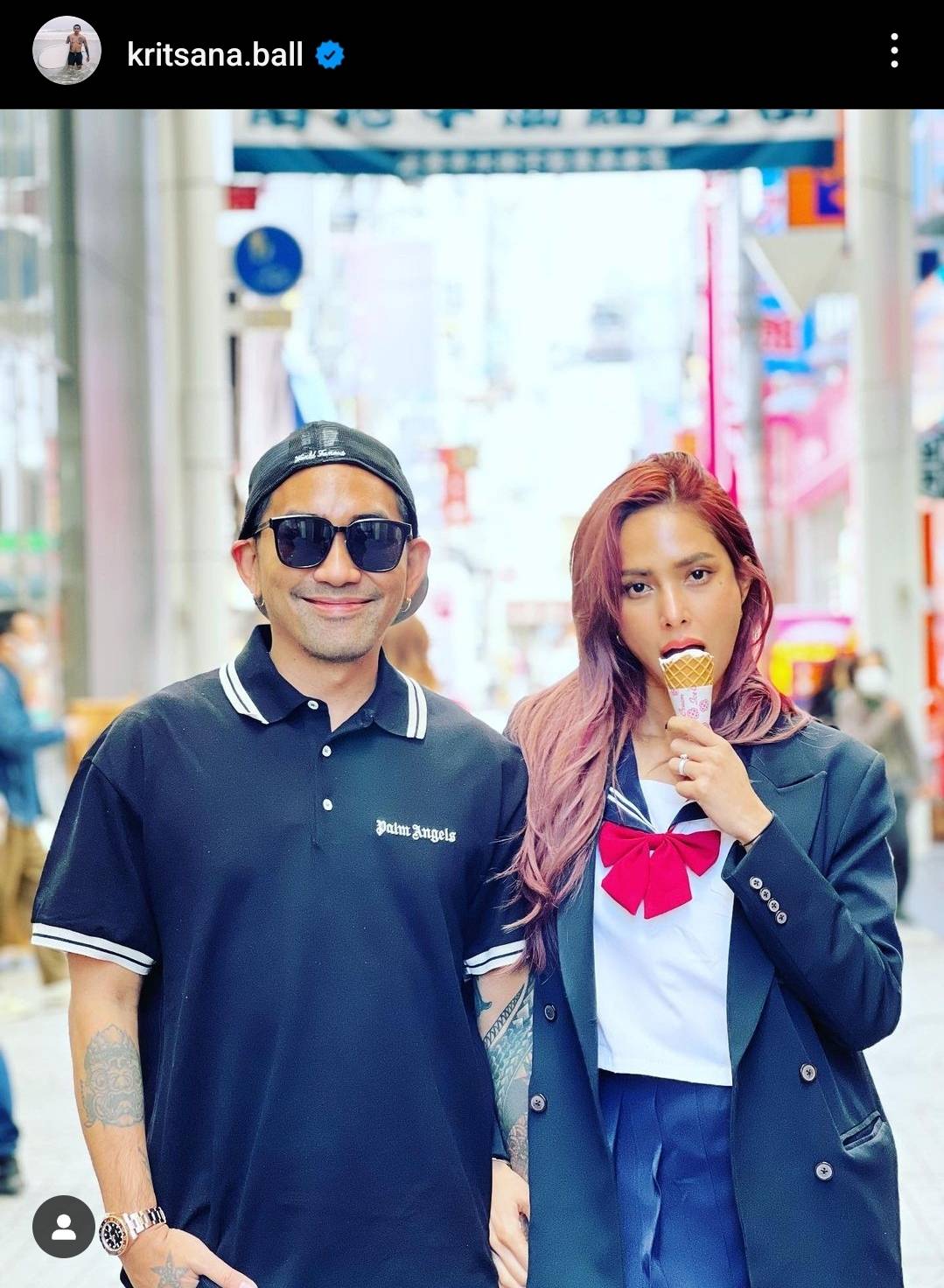 บอล กฤษณะ เคลื่อนไหวโพสต์ภาพลูกสาว หลังมีข่าวลือเลิก อุ้ม ลักขณา