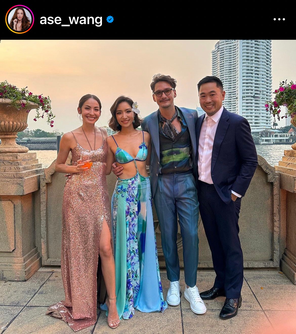 ภาพบรรยากาศงานช่วงเย็น อนันดา-ณิชชา พิธีฉลองมงคลสมรสแสนหวาน 