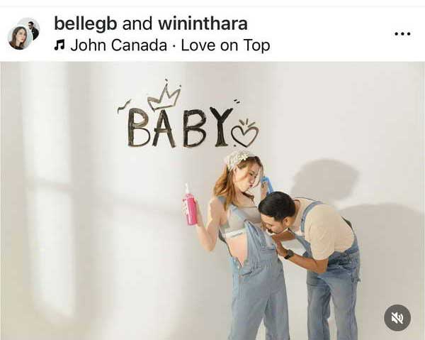 เบลล์ GirlyBerry ควงสามีเฉลยเพศลูกคนแรก แฮปปี้สุดๆทั้งคุณพ่อคุณแม่