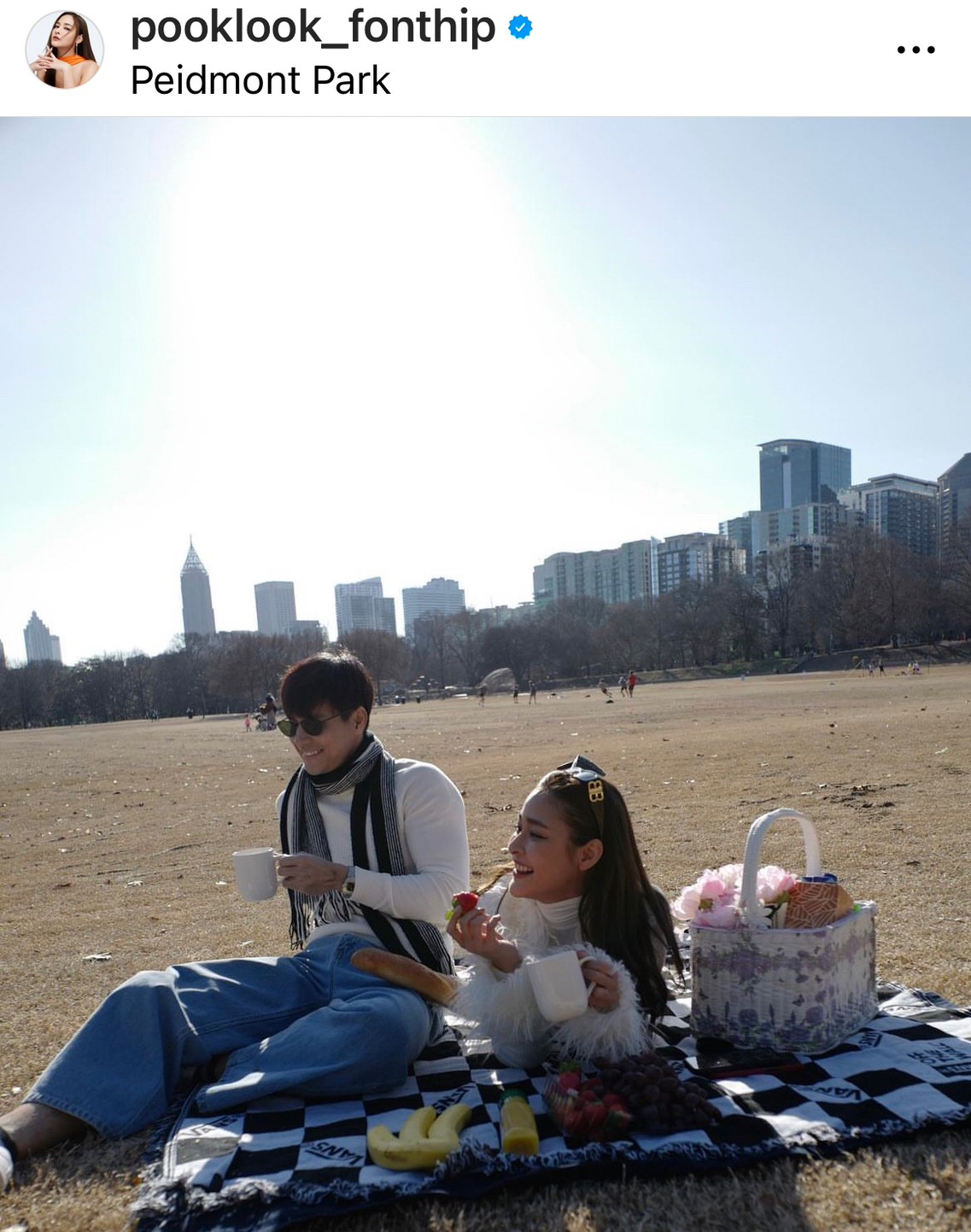 ไมค์-ปุ๊กลุก เสิร์ฟภาพคู่สุดหวานในทริปอเมริกา