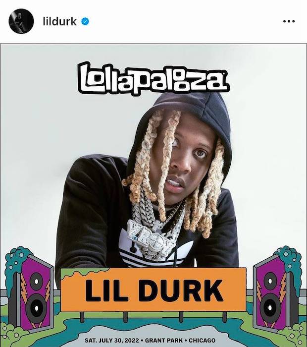 หวิดตาบอด!! แร็ปเปอร์ ‘Lil Durk’ พลุไฟพุ่งใส่หน้ากลางโชว์ Lollapalooza