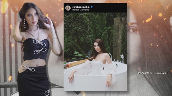 “ซาร่า คาซิงกินี” ฟาดเบาๆ หลังถูกถามแต่งงานแล้ว ยังพึ่งที่บ้าน   (มีคลิป) 