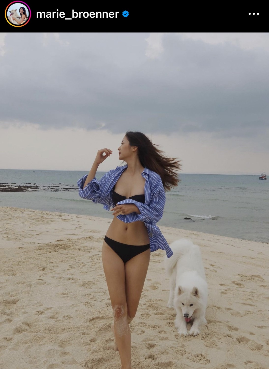 มารี เที่ยวทะเลโพสต์ภาพสุดชิล แต่สะดุดคอมเมนต์ของสาว พัดพัด ที่บอกว่า โสดแล้วสวยมากกก 