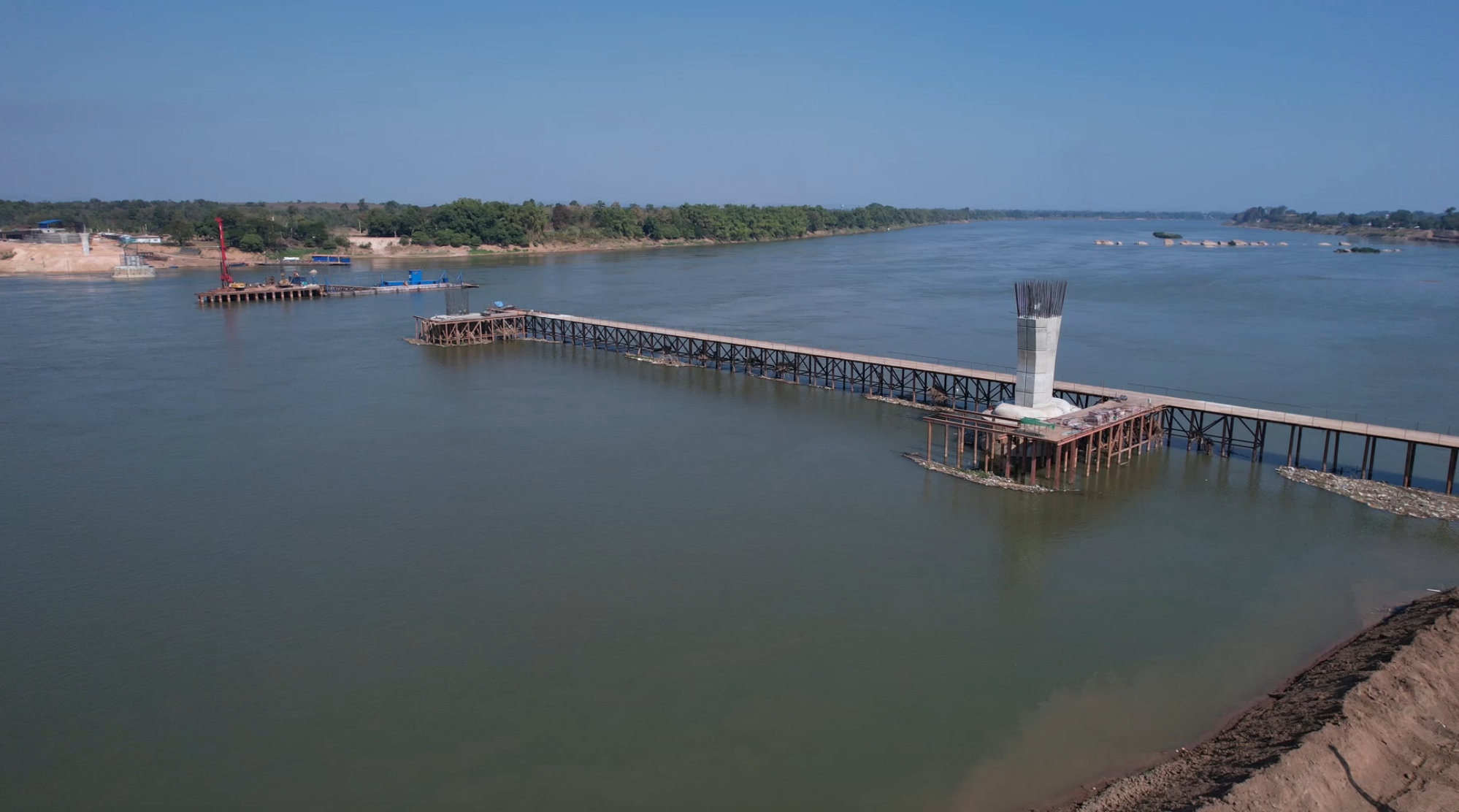 สะพานมิตรภาพไทย-ลาวแห่งที่ 5 เสร็จปีหน้า เชื่อม 3 ปท. แค่ 150 กม. สะพานมิตรภาพไทย-ลาวแห่งที่ 5 เสร็จปีหน้า เชื่อม 3 ปท. แค่ 150 กม.