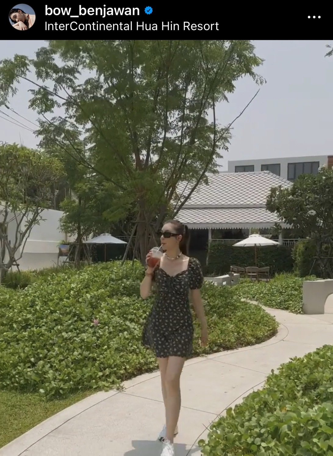 โบว์ เบญจวรรณ เที่ยวหัวหิน สุดชิล หลังมีกระแสข่าวรักร้าว 