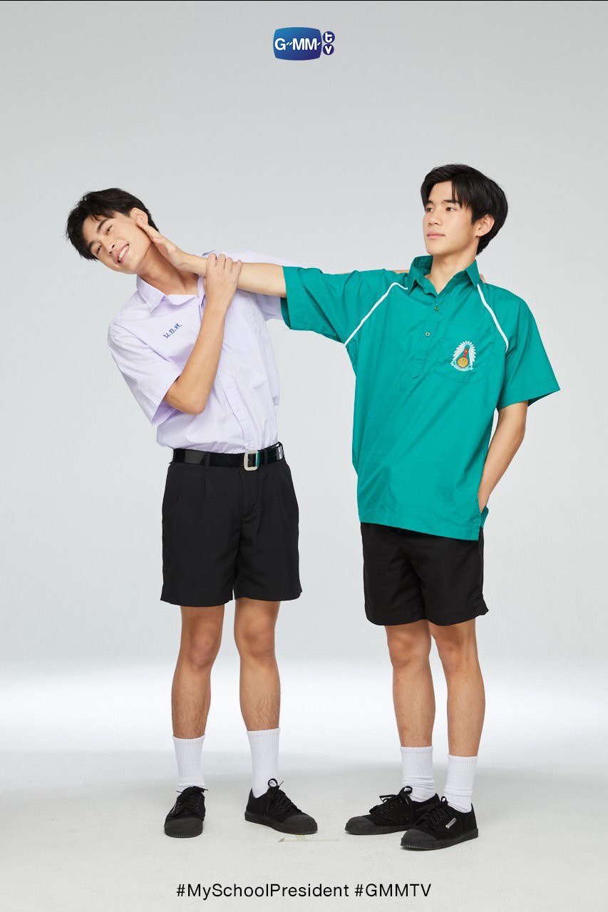 รวมโมเมนต์สุดน่ารัก ของนักเเสดง My School President กับการเปิดกล้องวันเเรกในโปรเจกต์ our skyy 2