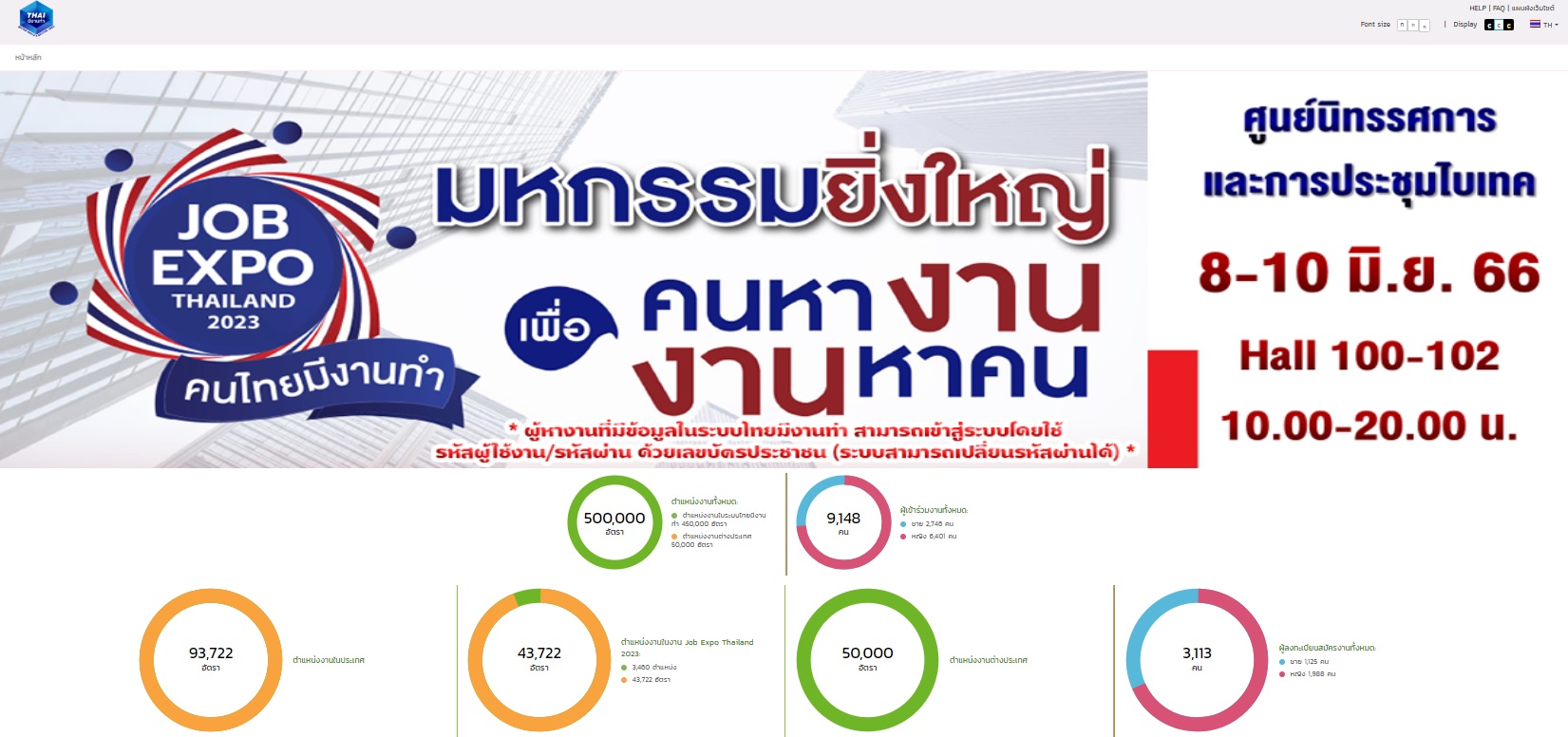 JOB EXPO THAILAND 2023 เปิดขั้นตอนสัมภาษณ์งานออนไลน์-เลือกตำแหน่งได้ที่นี่